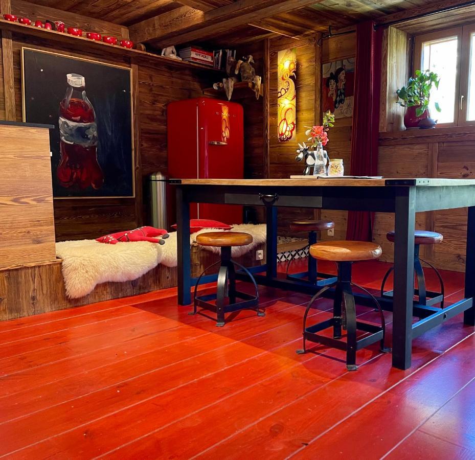 Chalet A Megeve-Vauvray - Grands Appartements , Vue Mont Blanc Demi-Quartier Exterior foto