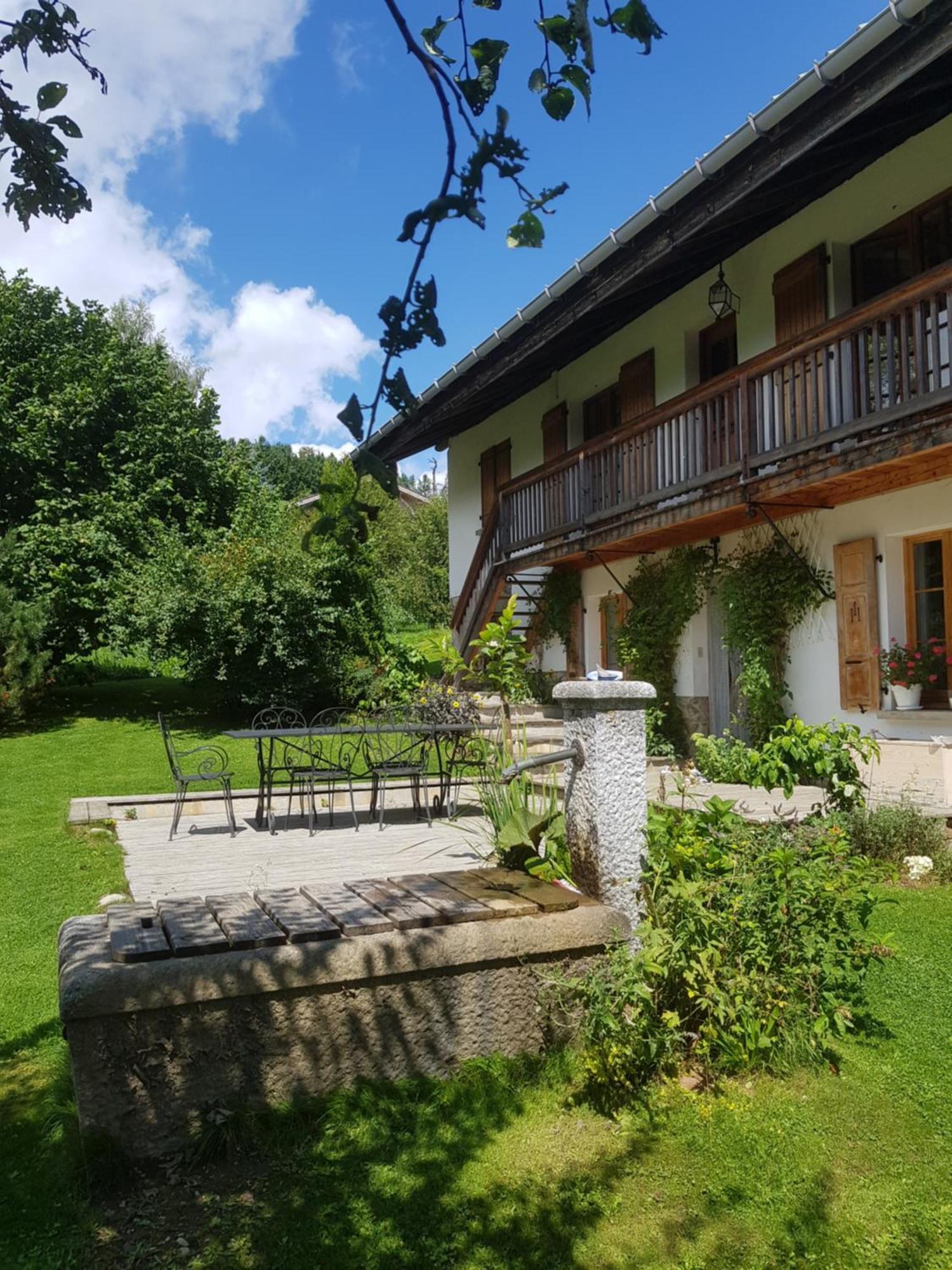 Chalet A Megeve-Vauvray - Grands Appartements , Vue Mont Blanc Demi-Quartier Exterior foto